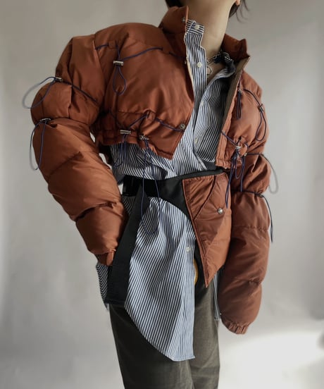 【RE;CIRCLE】 RE Draw Code Short Down Jacket + Sacosh / 230126-008