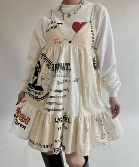 【RE;CIRCLE】 Re Eco Bag Back Lace Up Cami  /  250417-017