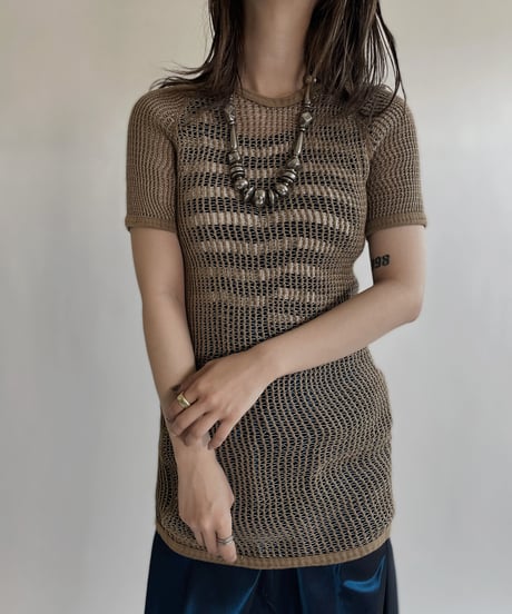 【USED】 Army Mesh Top   / 220514-030