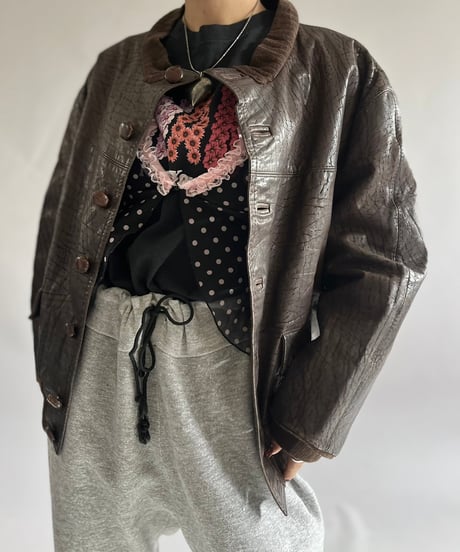 【USED】 FEBO Valstar Type Leather Jacket/241207-001