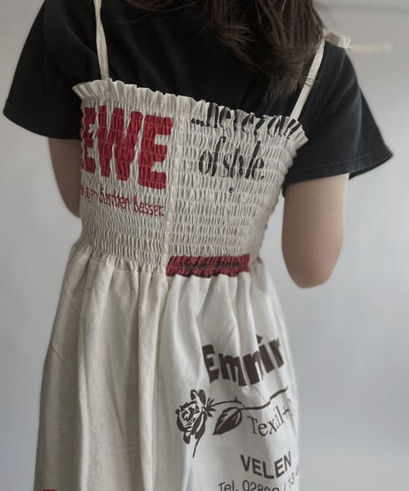 【RE;CIRCLE】 RE Eco-Friendly Bag Camisole One-piece / 220804-028
