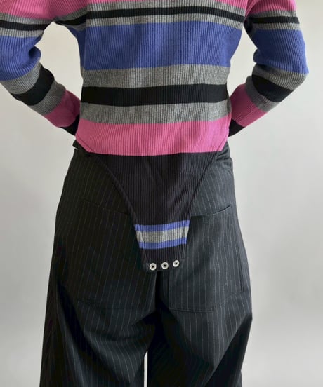【RE;CIRCLE】 RE Rib Knit Leotard Top / 260416-002