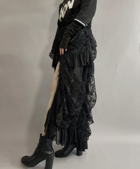 【USED】  Kuroneko Long Skirt  / 221126-005