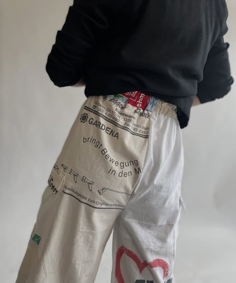【RE;CIRCLE】 RE Eco-Friendly Bag Draw Cord Pants / 220825-024