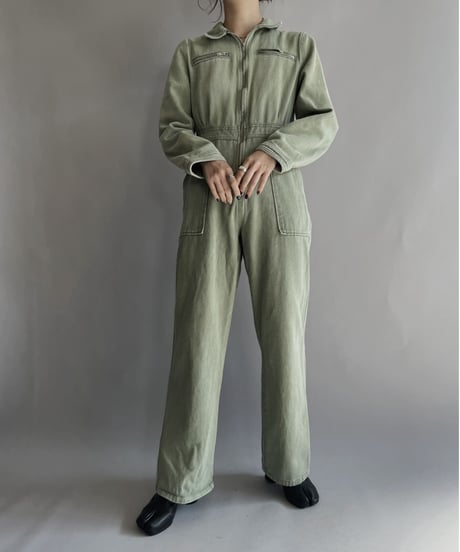 【USED】  Cotton Jumpsuit / 221112-017