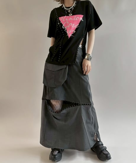 【RE;CIRCLE】 RE Hock Tape T-Shirt  / 250828-005