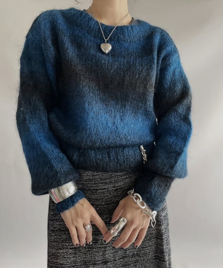【USED】 Mohair Knit Top / 231202-016