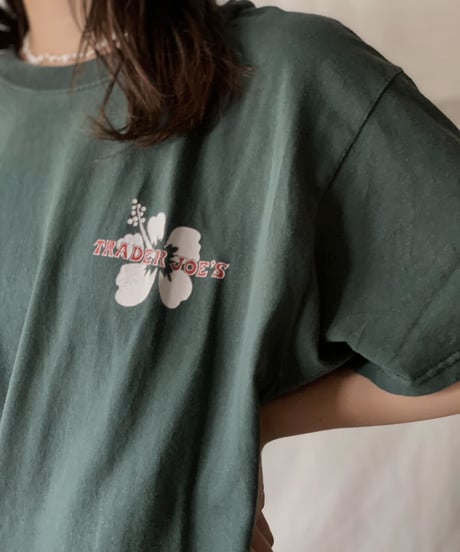 【USED】S/S T-shirt TRADER JOE'S /210602-013
