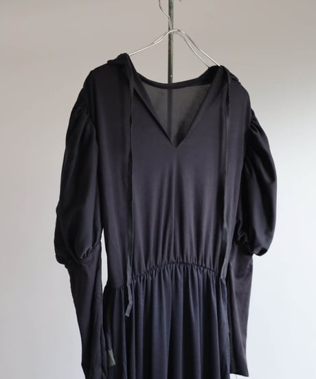 【USED】L/S Poly Dress ① / 220324-002