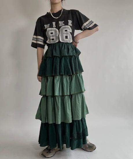 【RE;CIRCLE】 RE Indian Cotton Skirt / 220503-015