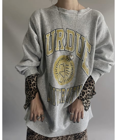 【USED】 Made in USA L/S PURDUE Sweat/ 231021-006