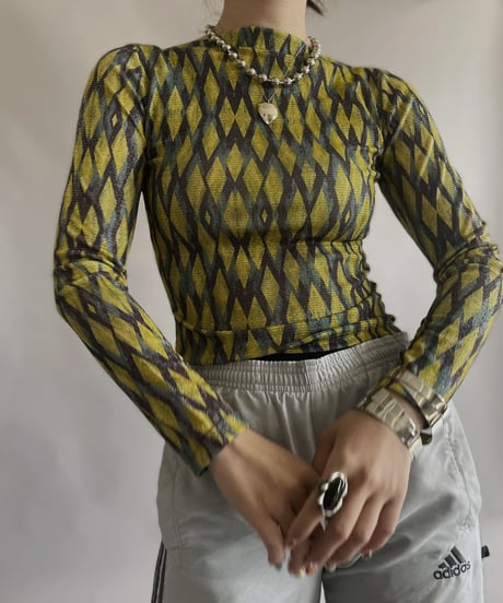 【USED】 L/S  Lame Top   / 230422-025