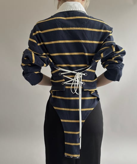 【RE;CIRCLE】 RE Leotard Rugger Shirt/ 260430-005