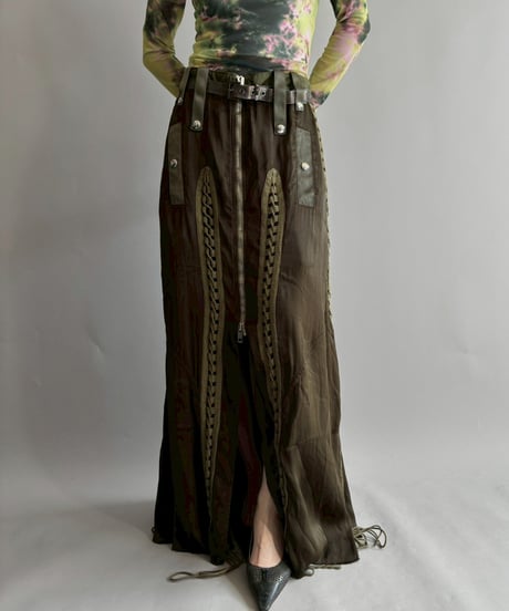 【値下不可】the tiny shop by mori リメイク スカート 値下不可】the tiny shop by mori リメイク スカート