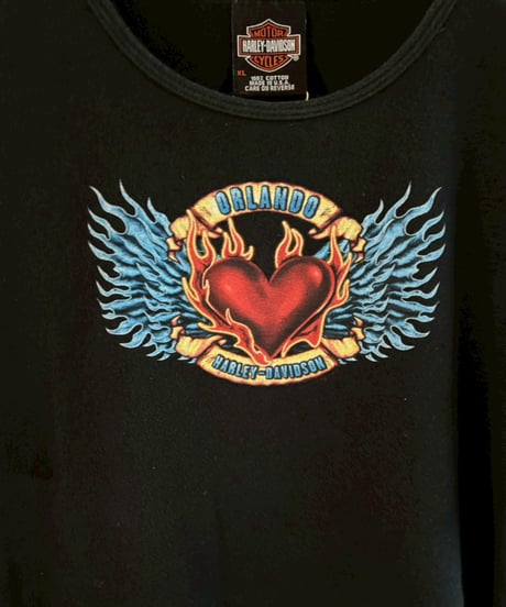 【USED】 Made in USA HARLEY DAVIDSON T-Shirt / 260704-005