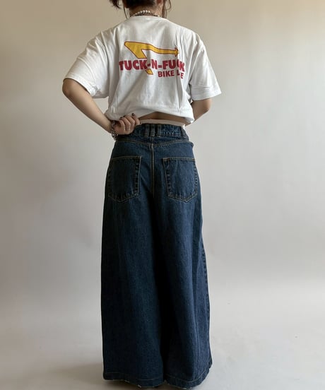 【USED】 adidas IVY PARK Design Wide Denim Pants /250510-068