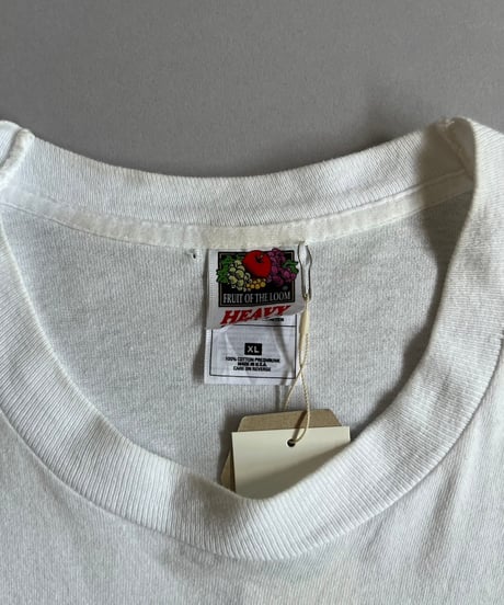 【USED】 Made in USA Fruit of the Loom NEW HEAVEN T-Shirt /240720-018
