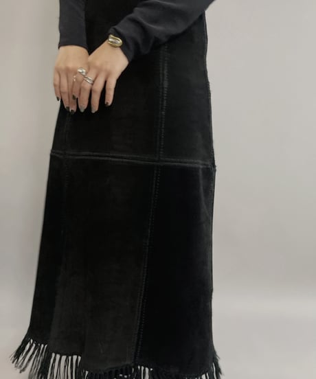 【USED】 Leather Skirt / 221022-013