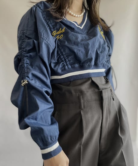【RE;CIRCLE】 RE Nylon Drawcord Pullover Blue / 230406-013