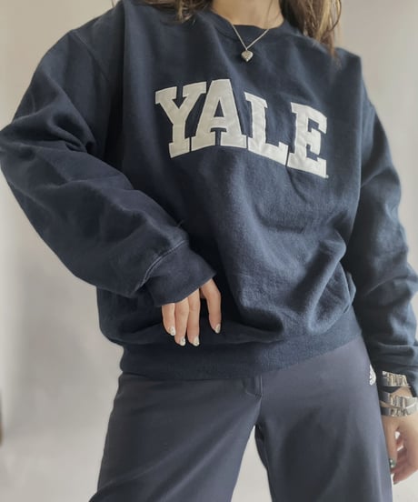 【USED】 Yale Long Sleeved Sweat Shirt / 230318-028