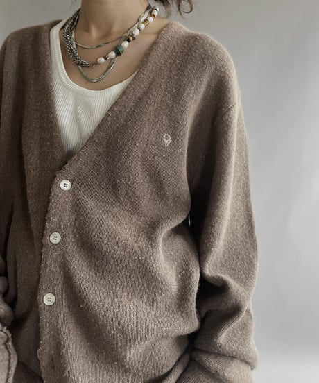 【USED】  Christian Dior Acrylic Knit Cardigan / 221008-017