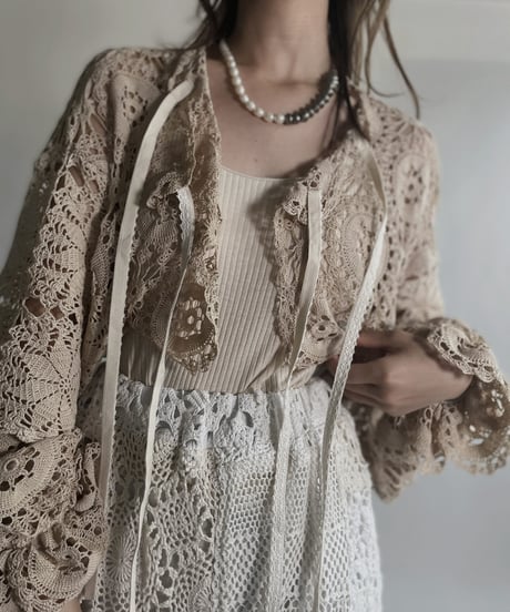 【RE;CIRCLE】 RE Crochet Bolero / 220623-019