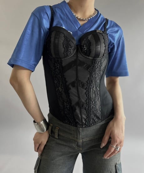 【USED】 Lace Patterned Camisole Top/240706-007