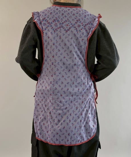 【USED】 Flower Pattern Euro Apron / 260321-021