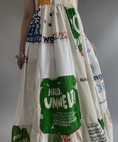 【RE;CIRCLE】RE Eco-Friendly Bag Camisole Long One-piece / 230622-012