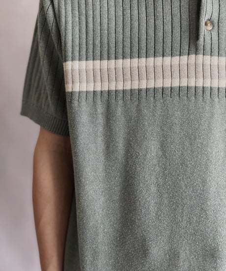 【USED】 S/S knit polo shirt / 230605-008