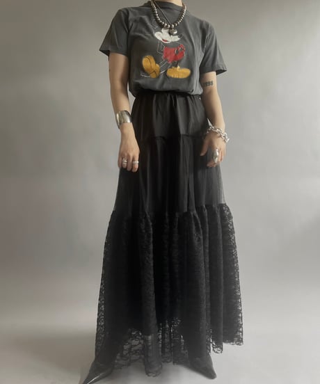 【USED】 Made in USA  80's Disney Mickey T-Shirt/240525-001