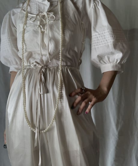 【USED】 Lace Up Camisole Top/210714-027