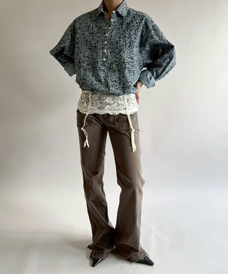 【USED】 Design Pullover L/S Shirt   /250419-030