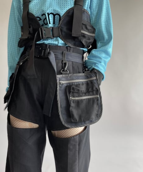 【RE;CIRCLE】 Re Suit Waist Belt Bag/ 241003-028