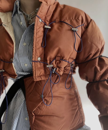 【RE;CIRCLE】 RE Draw Code Short Down Jacket + Sacosh / 230126-008