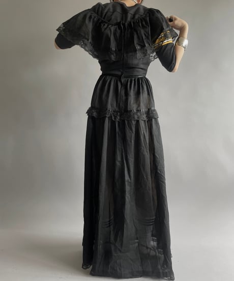 【USED】N/S  Stripe Patterned Long One-Piece /240525-023