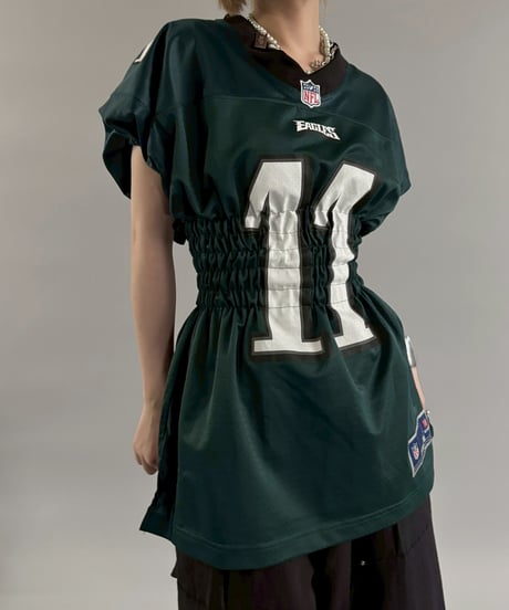 【RE;CIRCLE】 Shirring Football Shirt  /  250904-004