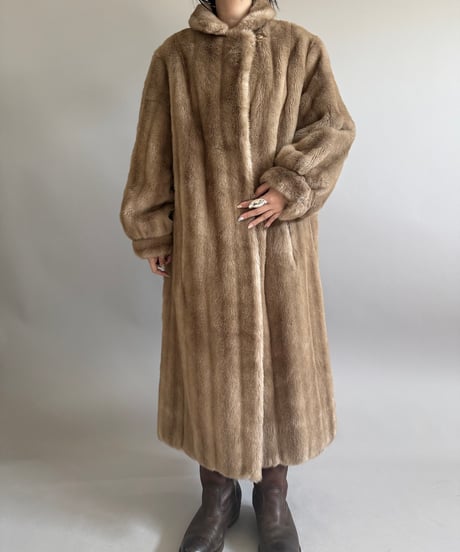 【USED】 Russel Taylor Signature Collection Fake Fur Coat/ 260104-023
