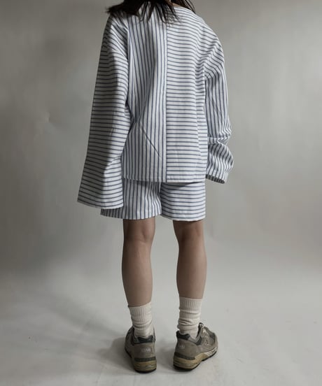 【RE;CIRCLE】 RE Netherlands Sheets Border Switch Top / 220423-002