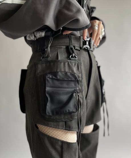 【RE;CIRCLE】 Re Suit Waist Belt Bag/ 241003-018