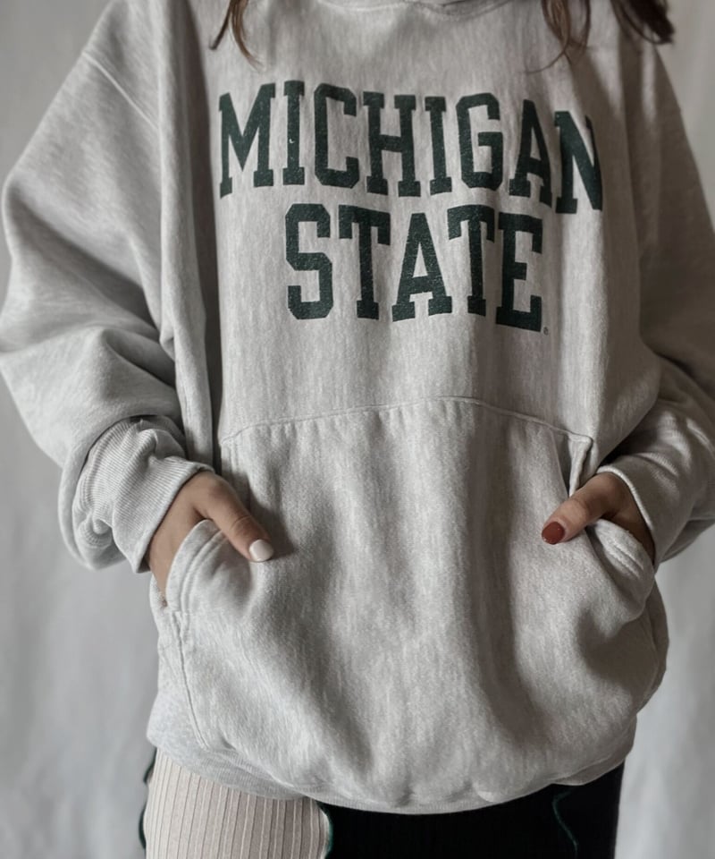 USED】 Champion Reverse Weave Hoodie MICHIGAN 