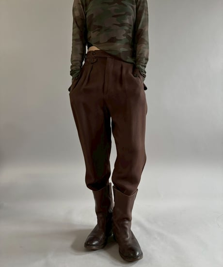 【USED】 Y's Tapered Slacks Pants /260221-003