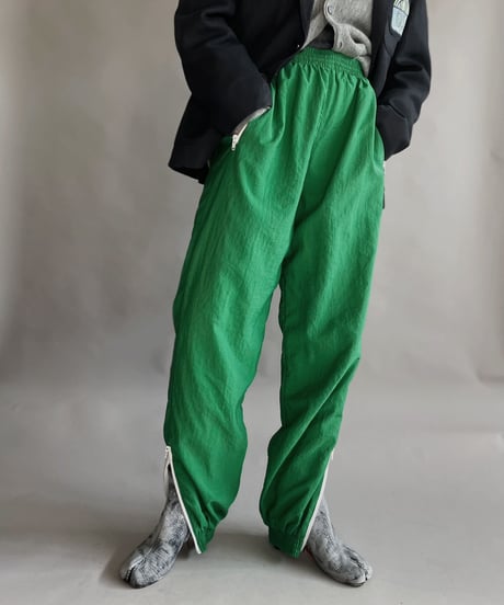 【USED】 Green Nylon Pants / 230121-010