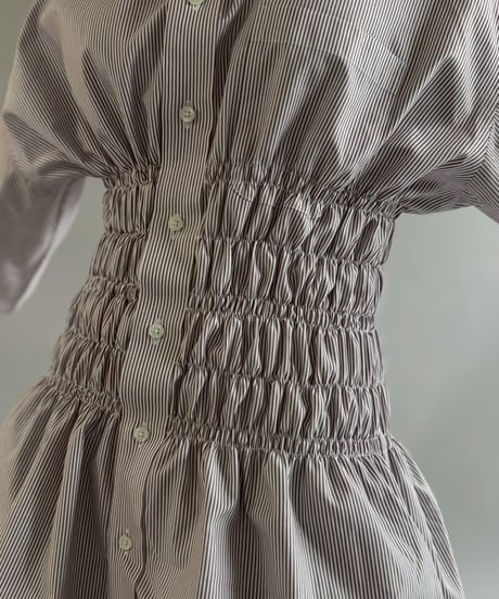 【RE;CIRCLE】 RE Shirring Shirt / 260504-006