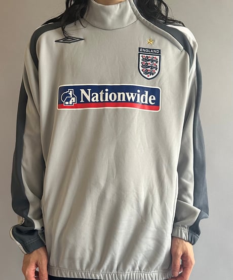 【USED 】UMBRO ENGLAND Soccer Jersey Top /240603-054