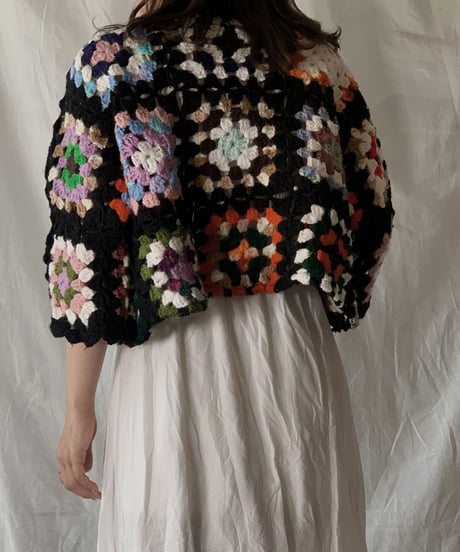 【RE;CIRCLE】 RE Granny Knit Top③/210421-009