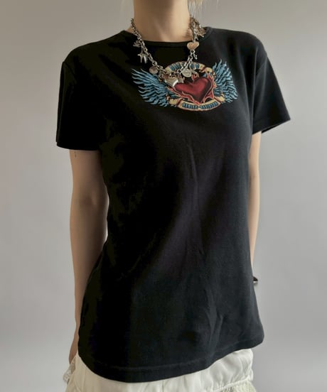 【USED】 Made in USA HARLEY DAVIDSON T-Shirt / 260704-005