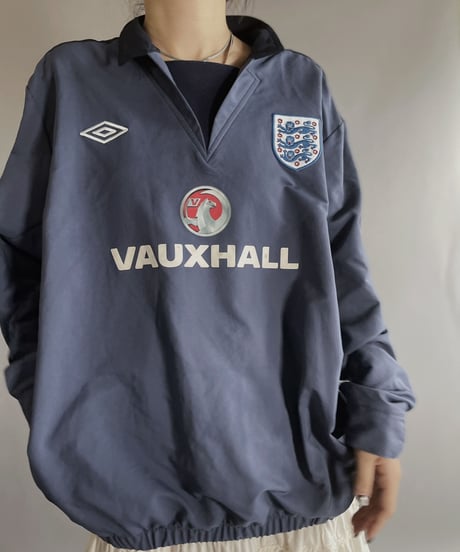 【USED】 Umbro Soccer England Long Sleeved T-shirt / 221224-024