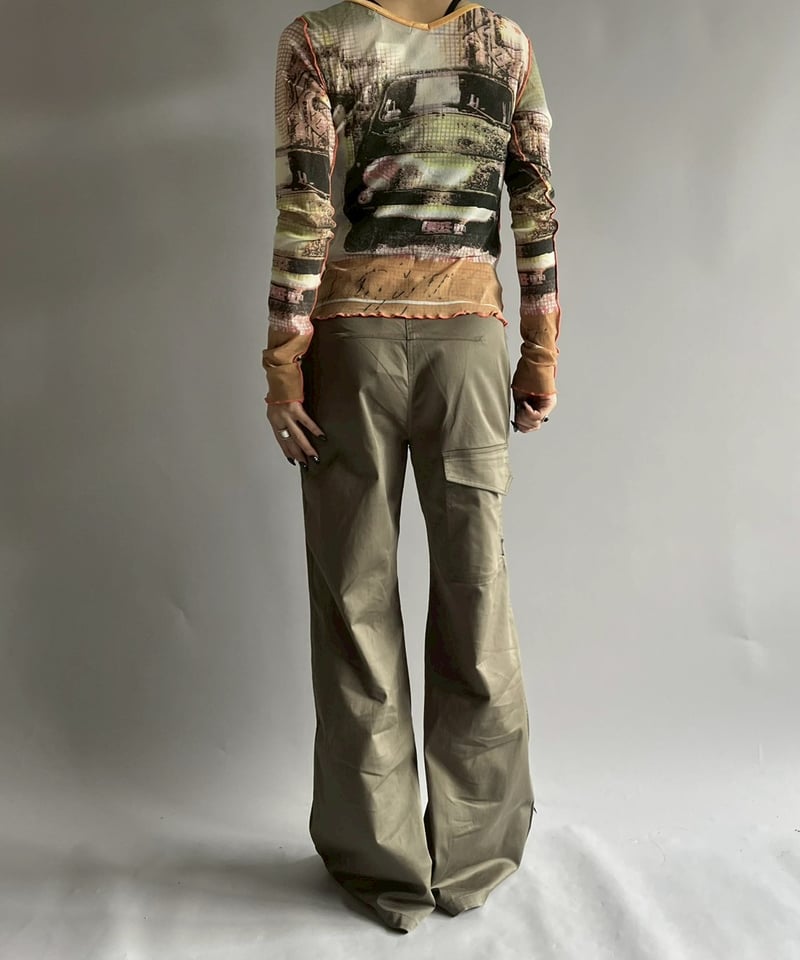 USED】 Cop.Copine Sheer Design Top /251014-036