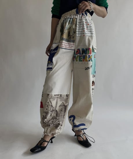 【RE;CIRCLE】 RE Eco-Friendly Bag Draw Cord Pants / 220825-026
